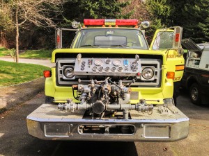 1983 GMC 7000 Superior Fire Truck that was being donated to Uruguay and Mr. Locksmith made keys.
